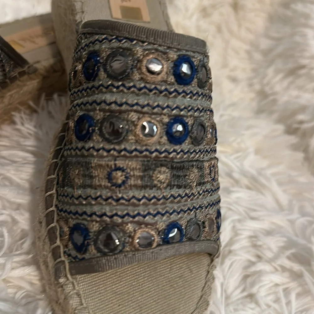 Women's Woven Spain Vidorreta Espadrille Sandals size 39